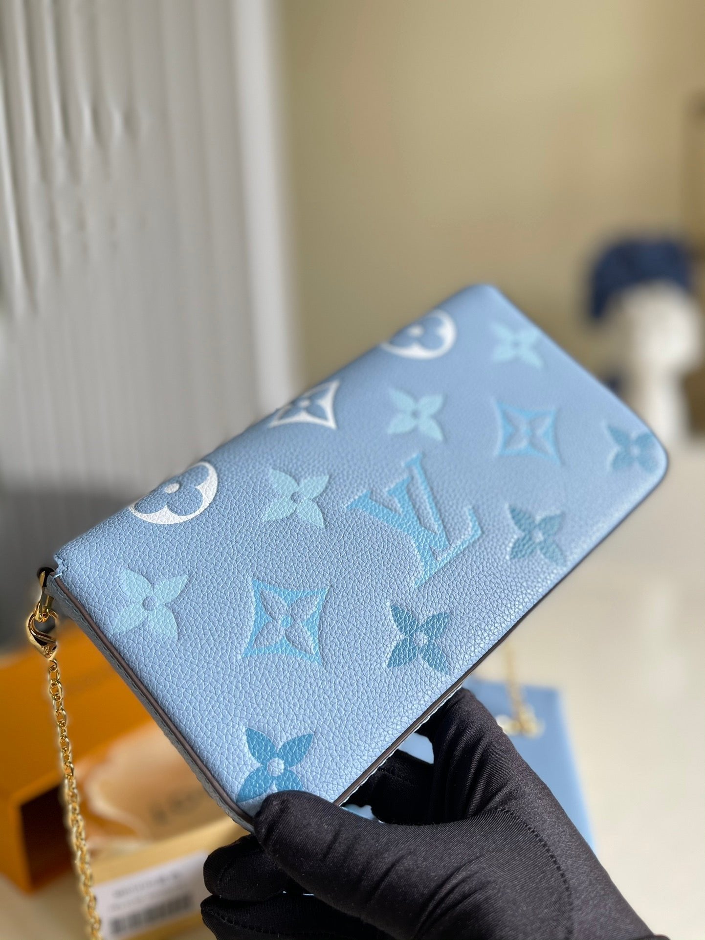Louis Vuitton Vitorine Wallet 21cm Blue