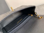 Chanel Classic Flap Bag 20cm Gold Hardware Caviar Leather Spring/Summer Collection Black