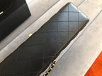 Chanel Classic Flap Bag 25cm Gold Hardware Lambskin Leather Spring/Summer Collection Black