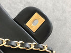 Chanel Classic Flap Bag 25cm Gold Hardware Lambskin Leather Spring/Summer Collection Black