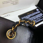 Chanel Classic Flap Bag 20cm Gold Hardware Lambskin Leather Spring/Summer Collection Black