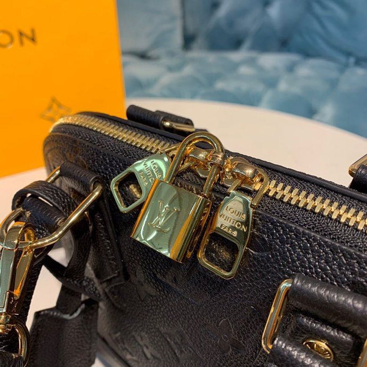 Louis Vuitton Neo Alma BB Bag 25cm Monogram Empreinte Canvas Spring/Summer Collection M44829, Black
