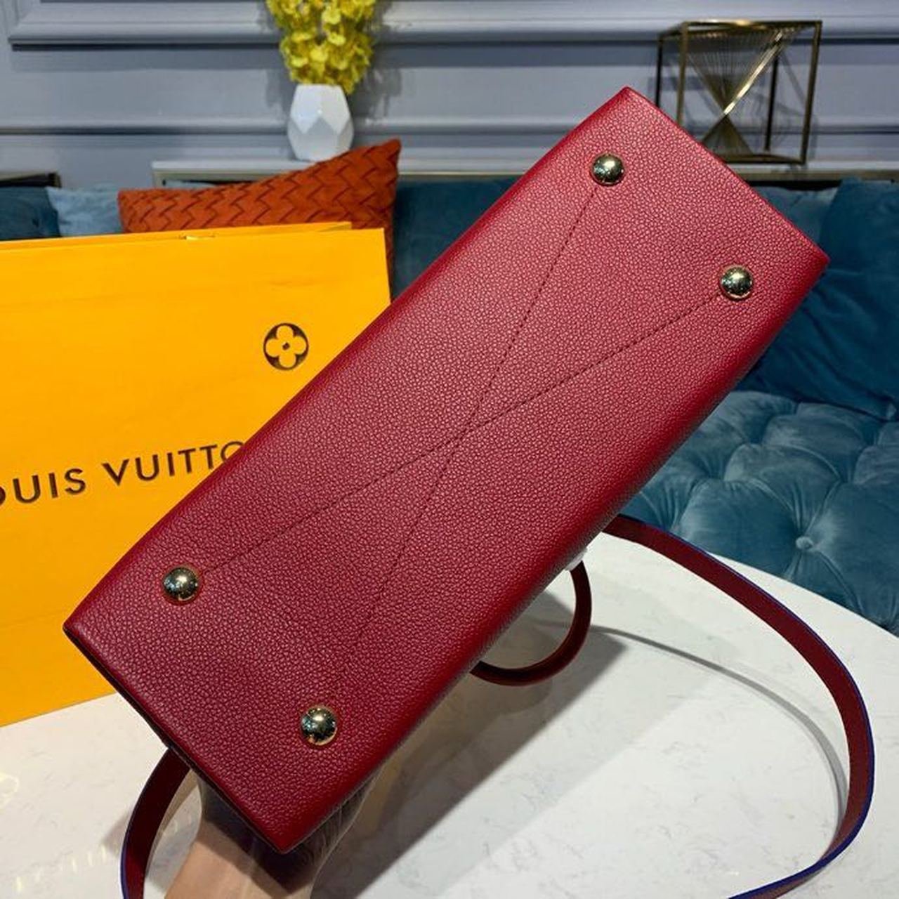 Louis Vuitton Neo Alma Bag 32cm Monogram Empreinte Canvas Spring/Summer Collection M44832 Red