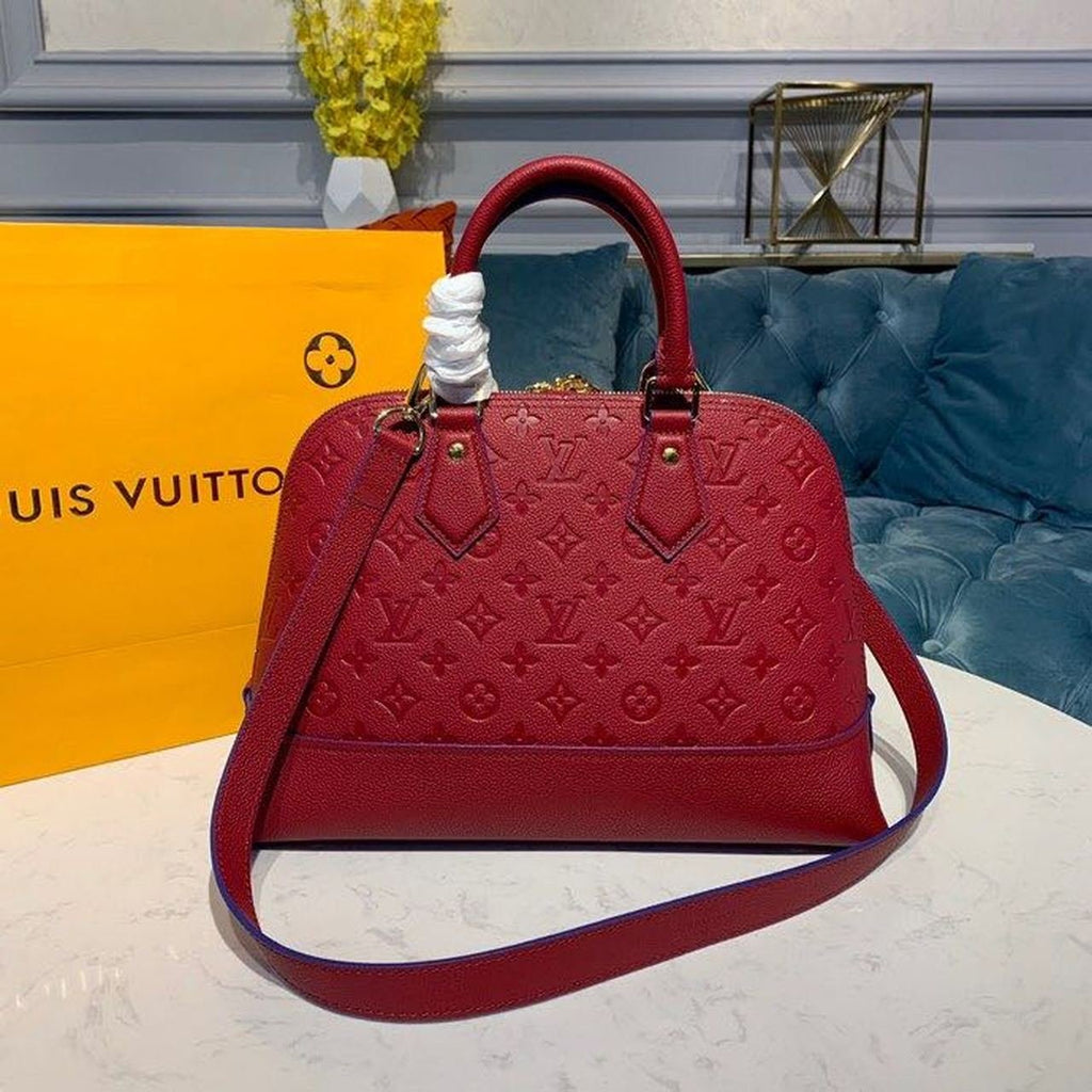 Louis Vuitton Neo Alma Bag 32cm Monogram Empreinte Canvas Spring/Summer Collection M44832 Red