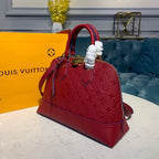 Louis Vuitton Neo Alma Bag 32cm Monogram Empreinte Canvas Spring/Summer Collection M44832 Red