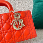 Christian Dior Lady D-Joy Bag 26cm Red