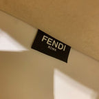 Fendi x California Sky Sunshine Shopper Tote Bag 40cm Calfskin Leather Spring/Summer Collection, White