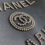 Chanel Deauville Tote 40cm Tweed Bag with Pearl Embroidery Spring/Summer Collection, Black