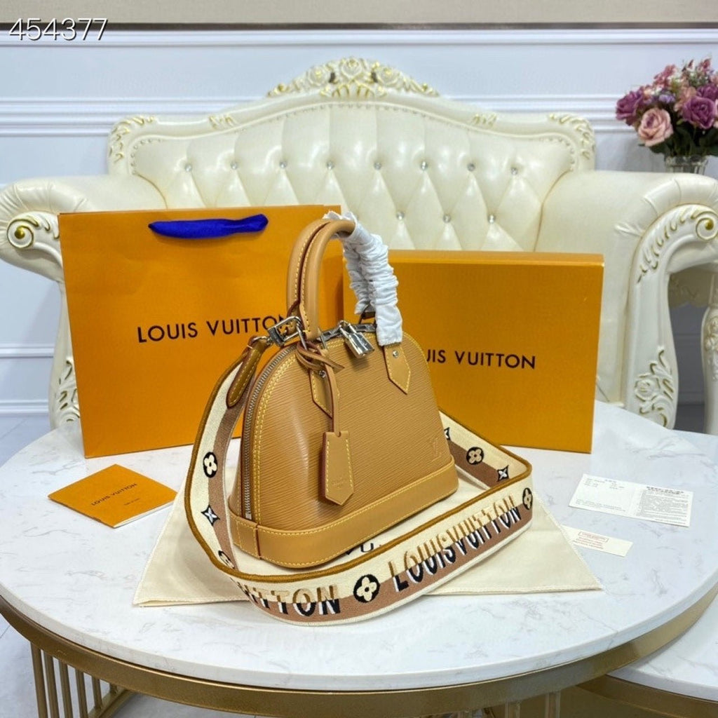 Louis Vuitton Alma BB Bag 24cm Epi Leather Spring/Summer Collection M57426 Gold Honey