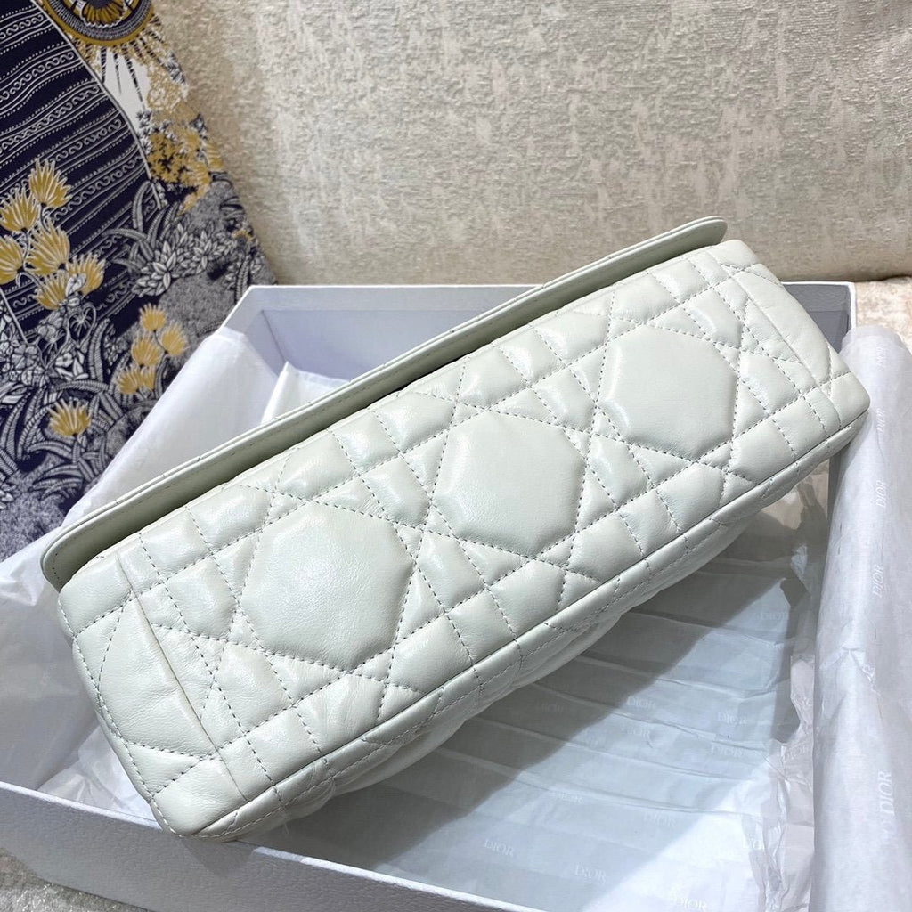 Christian Dior Large Caro Bag 28cm White
