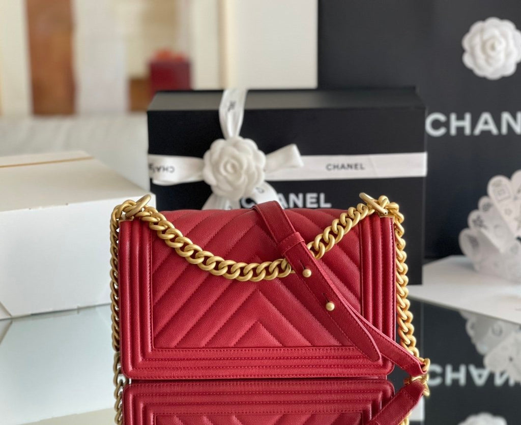 Chanel Medium Classic Flapbag 25cm Red