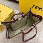 Fendi Peekaboo X-tote Bag 41cm Cream