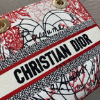 Christian Dior Medium Lady D-Lite Bag 24cm Red