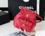Chanel Backpack 18cm Red