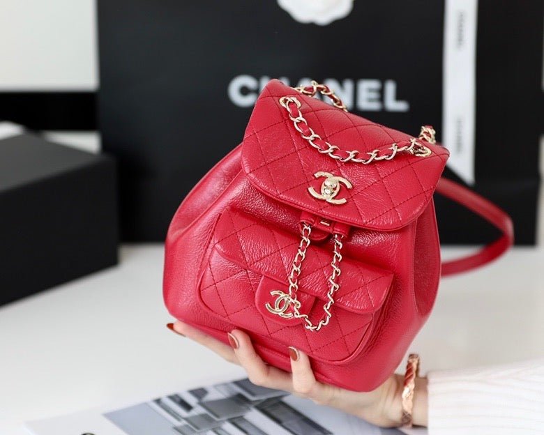 Chanel Backpack 18cm Red