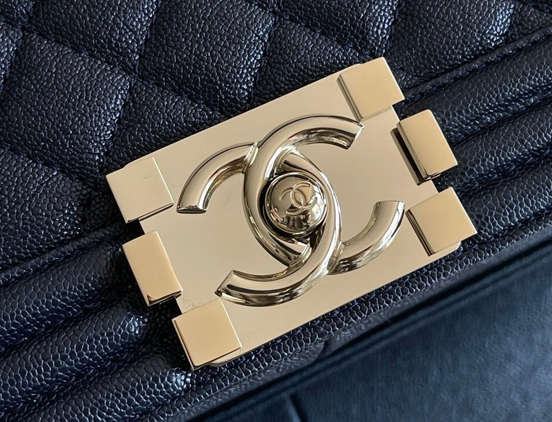 Chanel Medium Classic Flapbag 25cm Dark Blue