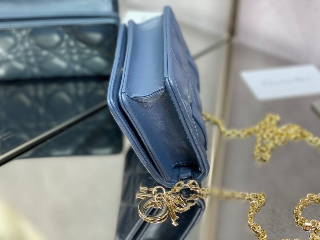 Christian Dior Blue Crossbody Bag 14cm