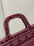 Christian Dior Red Mini Handle Bag 23cm