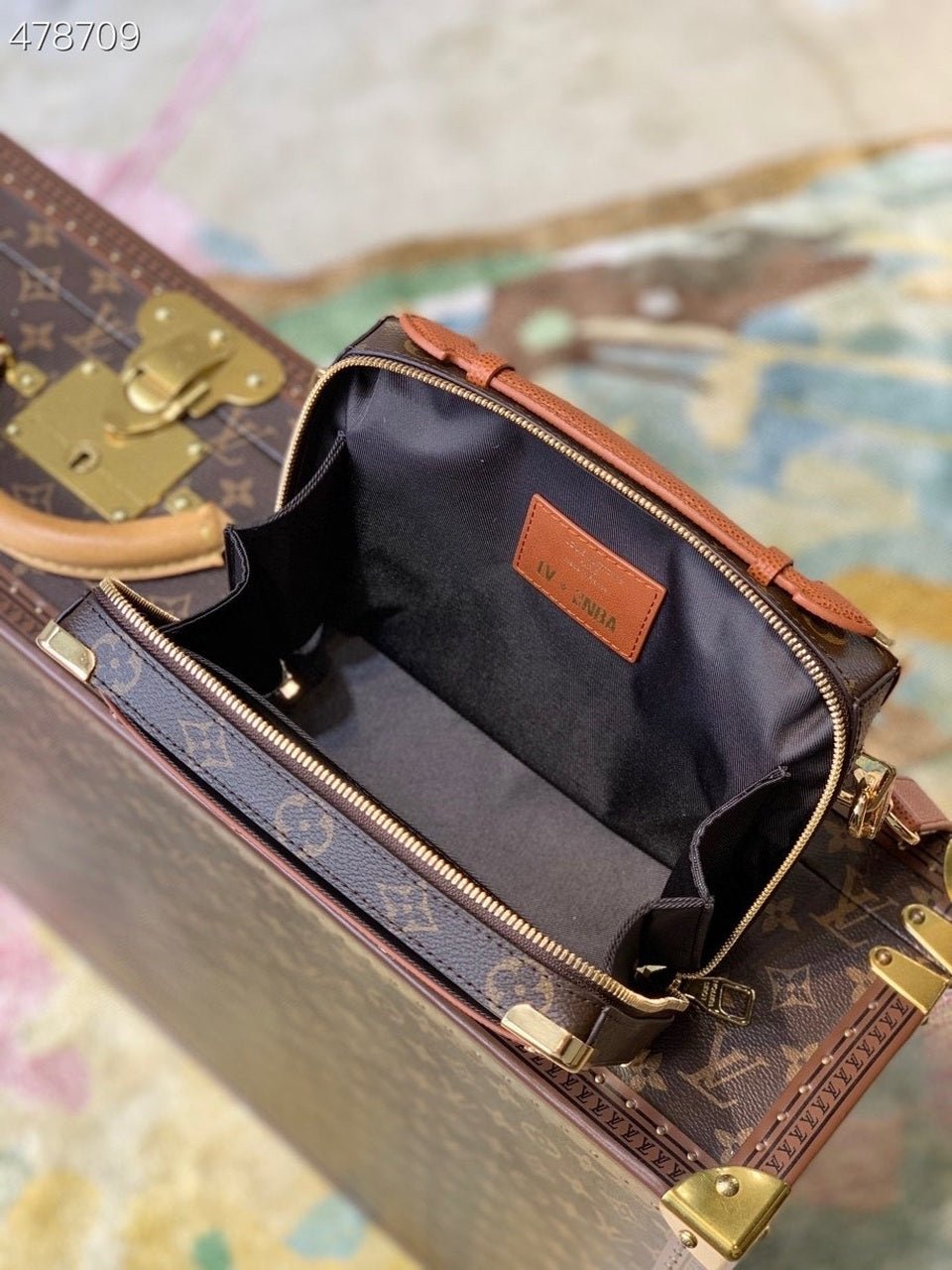 Louis Vuitton x NBA Handle Trunk Bag 22cm Monogram Canvas Spring/Summer Collection M45785, Brown