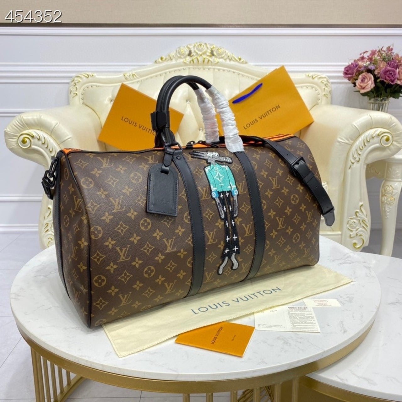 Louis Vuitton Zoom With Friends Keepall Bandoulière 45cm Monogram Canvas Spring/Summer Collection M45616 Brown