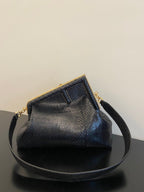 Fendi First Small Python Bag 26cm Black