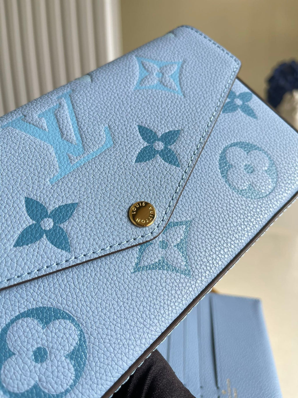 Louis Vuitton Vitorine Wallet 21cm Blue