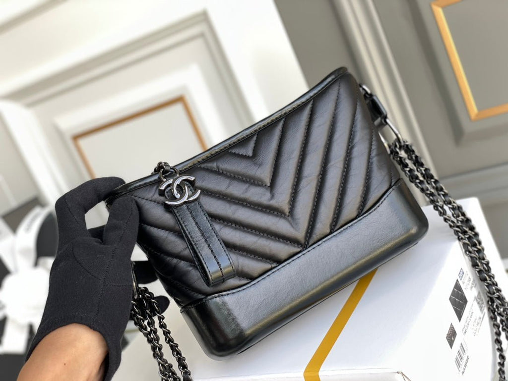 Chanel CO-CO Gabrielle Hobobag 20cm Black