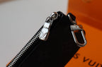 Louis Vuitton Monogram Clutch Bag 12cm Black