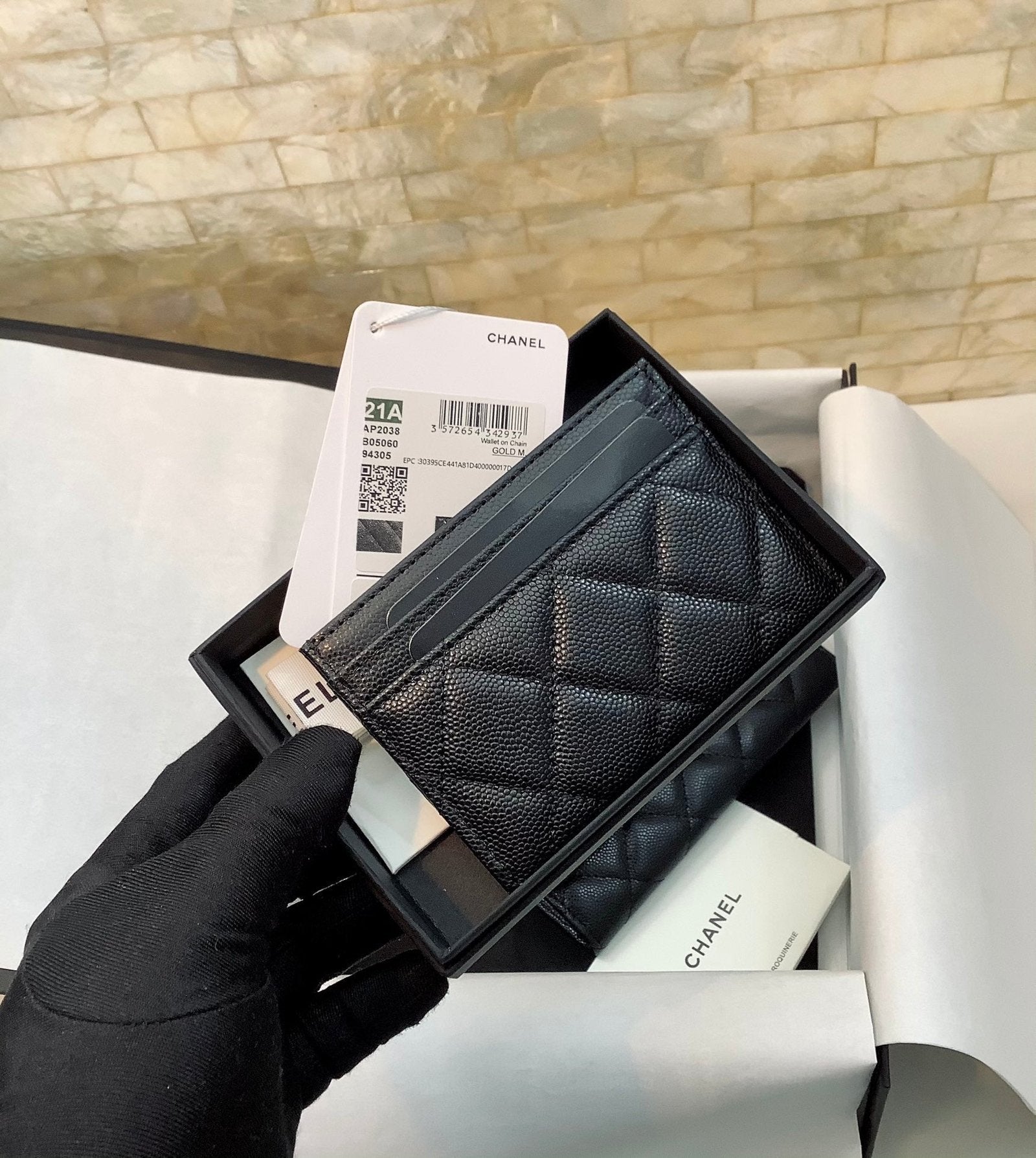 Chanel CoCo Wallet 11cm Black