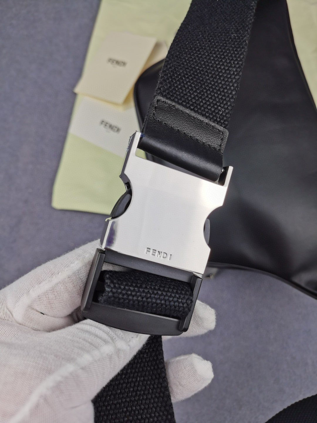 Fendi Belt Bag 18cm Black