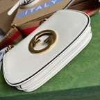Gucci Blondie Mini Bag White For Women, Women’s Bags 8.7in/22cm
