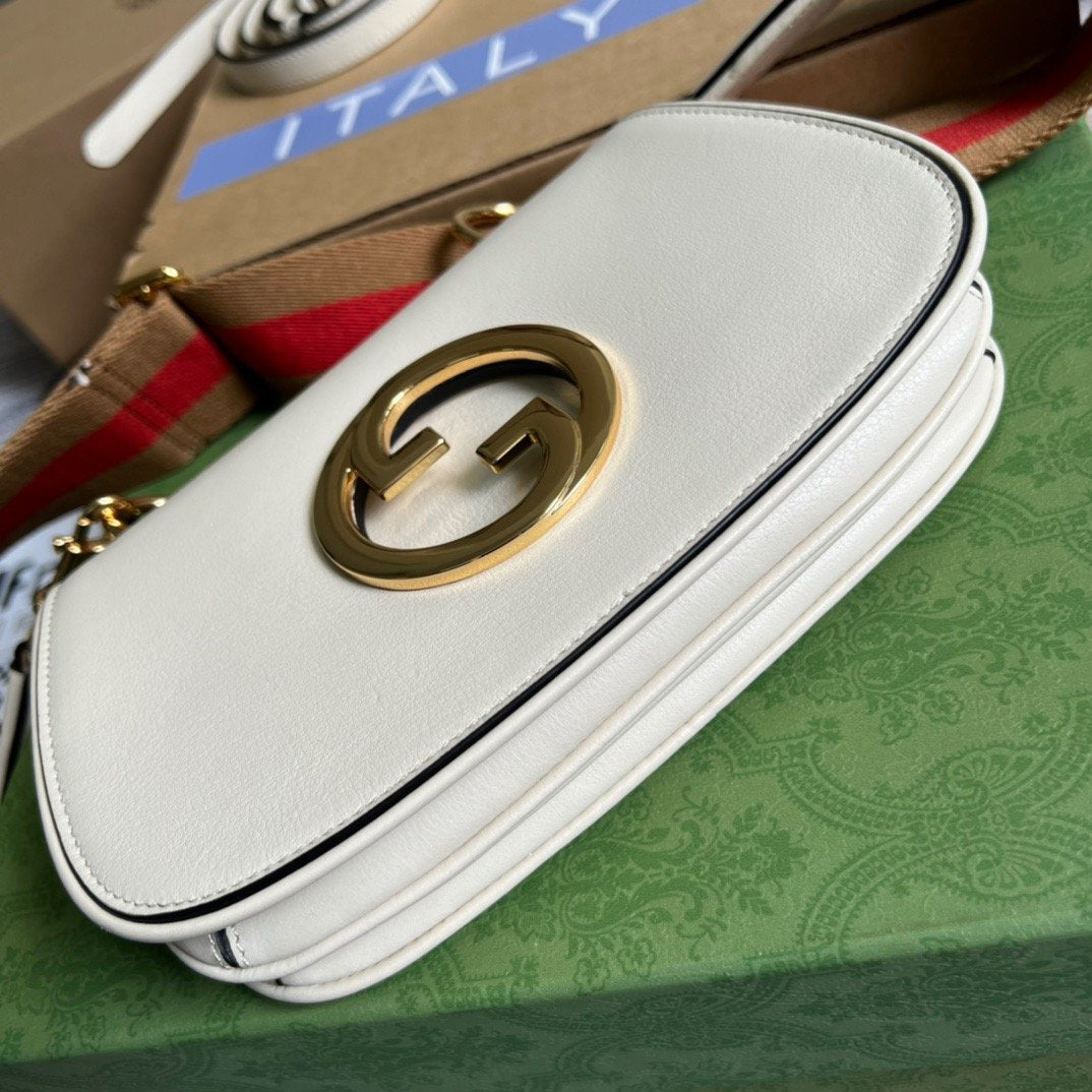 Gucci Blondie Mini Bag White For Women, Women’s Bags 8.7in/22cm