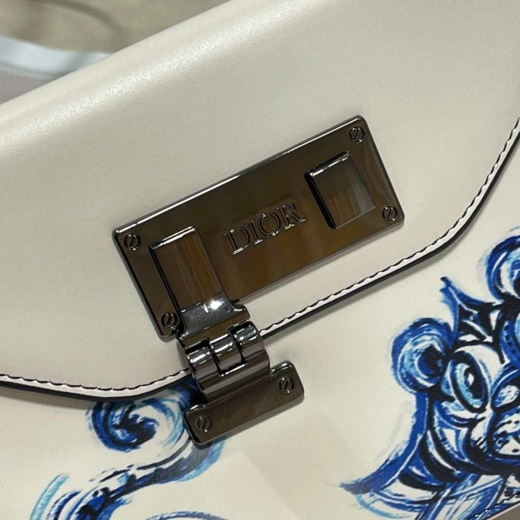 Christian Dior Paris Bag 19cm White