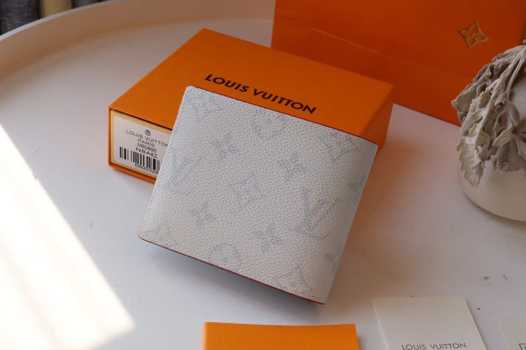 Louis Vuitton Monogram Wallet 12cm Grey