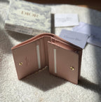 Mini Lady Dior Pink Wallet 11cm