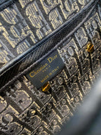 Christian Dior Blue Handle Bag 25cm