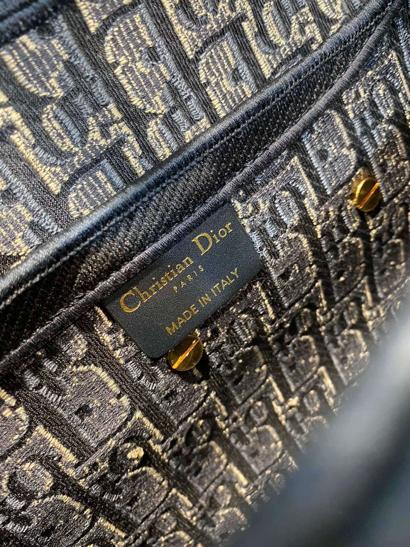 Christian Dior Blue Handle Bag 25cm
