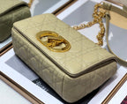 Small Dior Beige Caro Bag 20cm