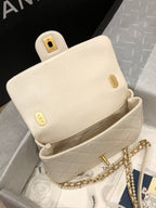 Chanel Mini Flapbag 20cm White