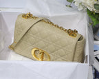Christian Dior Beige Caro Bag 26cm