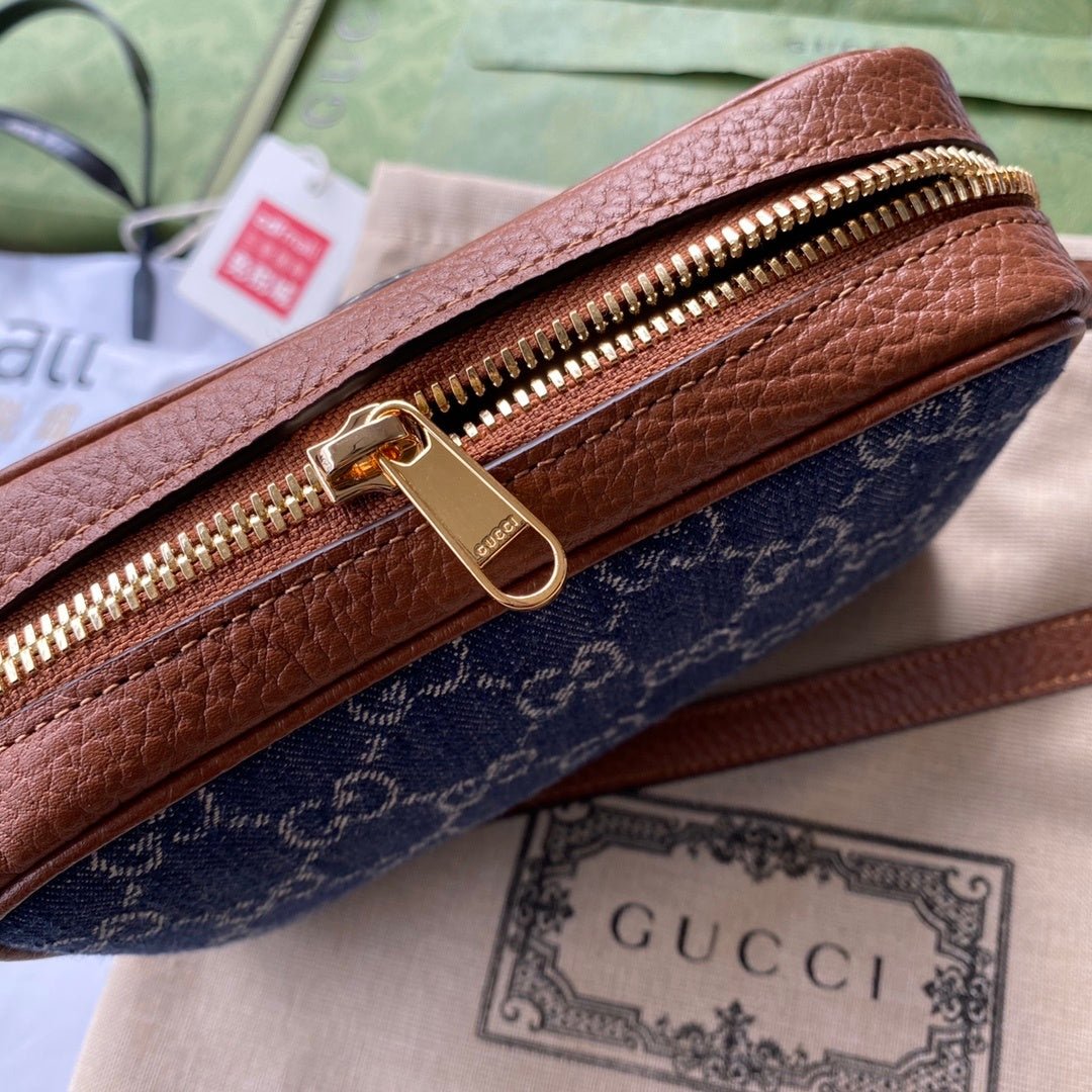 GG Denim Bag 18cm