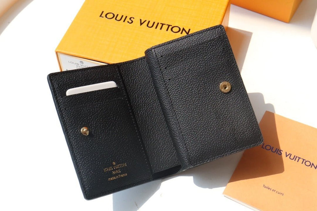 Louis Vuitton Clutch Wallet 12cm Black