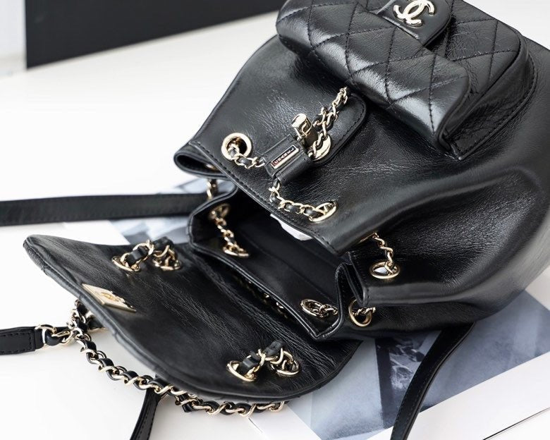 Chanel Backpack 18cm Black