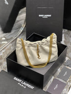 Saint Laurent Paris Mini Bag With Gold Hardware 24cm