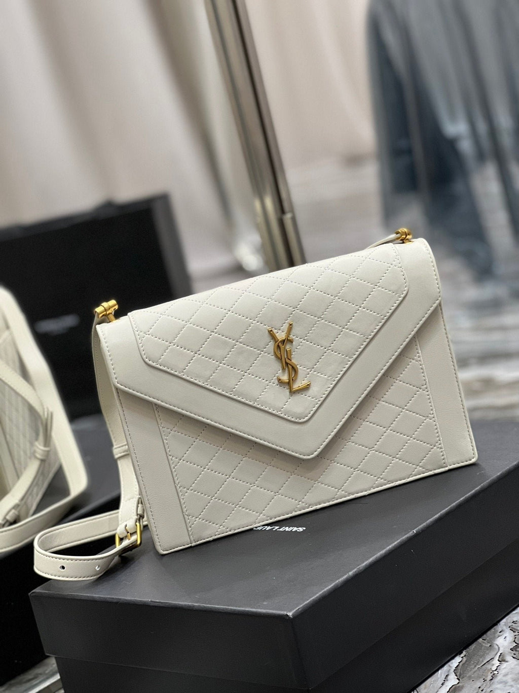 Saint Laurent Gaby Satchel With Gold Hardware 26cm