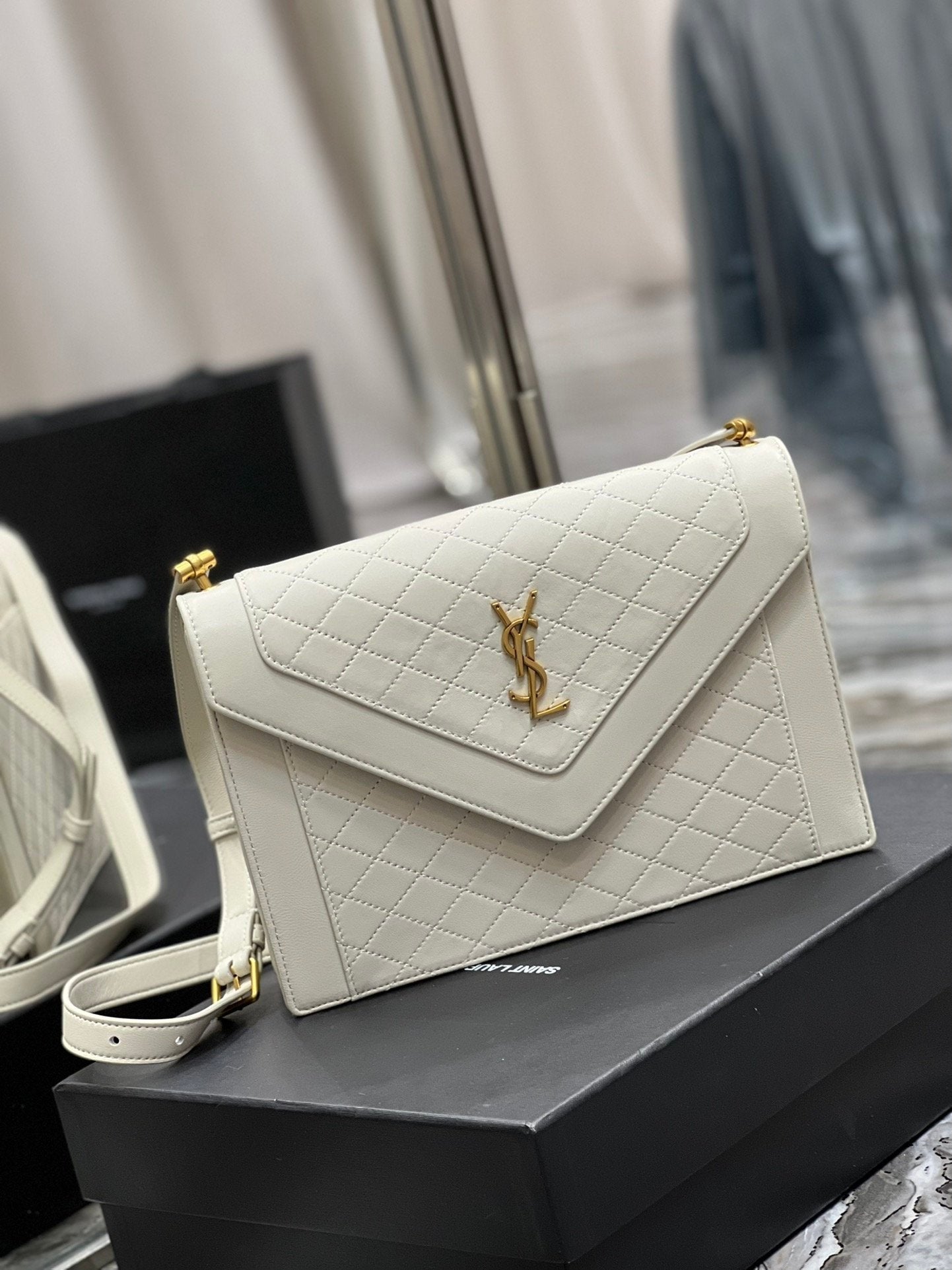 Saint Laurent Gaby Satchel With Gold Hardware 26cm