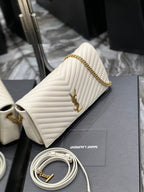 Saint Laurent Kata 99 Chain Bag With Gold Hardware 26cm