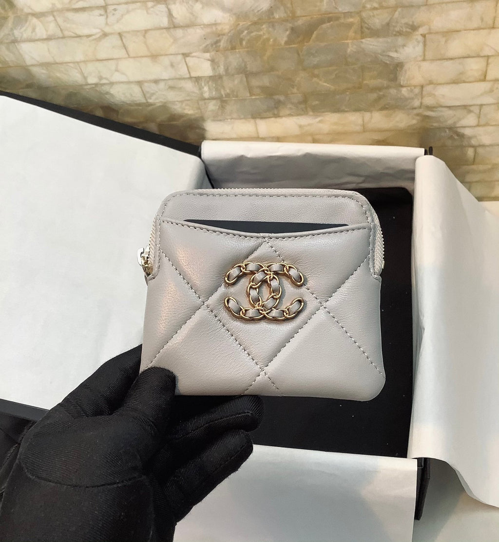CO-CO Chanel CC Chain Logo Card Holder 12cm