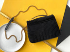 Saint Laurent Loulou Small Chain Bag With Gold Hardware 25cm