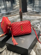 Saint Laurent Lou Camera Bag With Gold Hardware 23cm